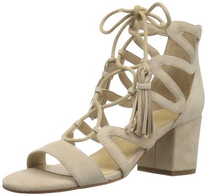 Marc Fisher Womens Rayz Suede Almond Toe Casual Strappy Sandals - 8 M US Womens
