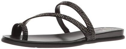 Vince Camuto Womens Evina Fabric Round Toe Casual Slide Sandals - 5 M US Womens