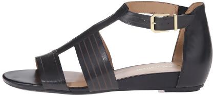 Naturalizer Womens Longing Leather Open Toe Casual T-Strap Sandals - 6.5 W US Womens