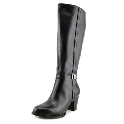 Giani Bernini Womens Raiven Wide Calf Leather Closed Toe Knee High Fashion Bo... - 7.5 M US Womens