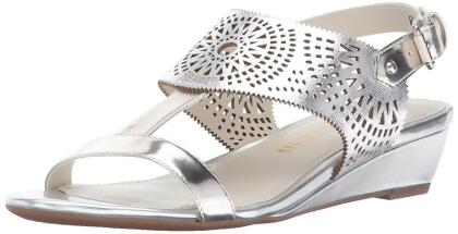 Anne Klein Womens Maddie Open Toe Casual Slingback Sandals - 10 M US Womens