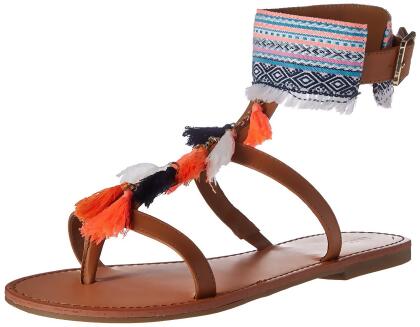 Indigo Rd. Womens Gypsy Split Toe Casual T-Strap Sandals - 6.5 M US Womens