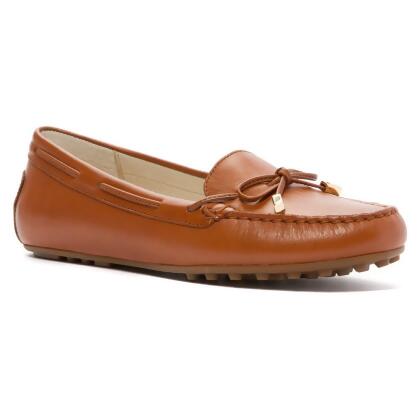Michael Michael Kors Womens Daisy Moc Leather Round Toe Loafers - 5 M US Womens