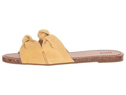 Ed by Ellen Womens Shiri Leather Open Toe Casual Slide Sandals - 6.5 M US Womens