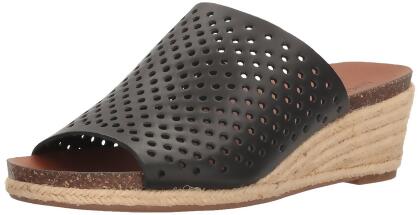 Lucky Brand Womens Jemya Leather Open Toe Mules - 7 M US Womens