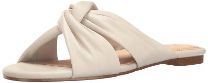 Nanette Lepore Womens Vanda Leather Almond Toe Casual Slide Sandals - 6 M US Womens