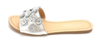 Daya by Zendaya Womens marina Leather Open Toe Casual Slide Sandals - 7.5 M US Womens