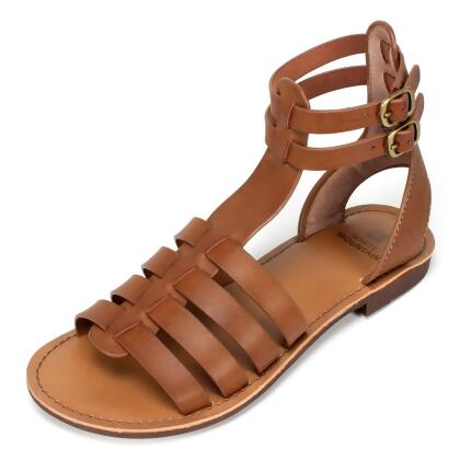 White Mountain Womens carson Leather Open Toe Casual Gladiator Sandals - 7.5 M US Womens