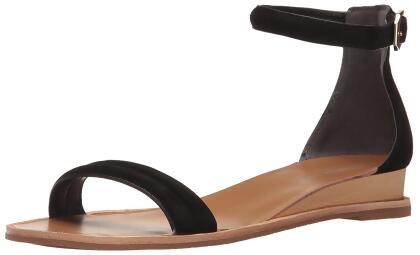 Kenneth Cole New York Womens Jenna Leather Open Toe Casual Ankle Strap Sandals - 5.5 M US Womens