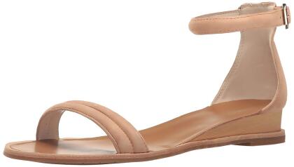 Kenneth Cole New York Womens Jenna Leather Open Toe Casual Ankle Strap Sandals - 6 M US Womens