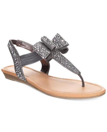Material Girl Womens Shayleen Open Toe Casual T-Strap Sandals - 9.5 M US Womens
