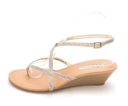 Inc International Concepts Womens Mayca2 Fabric Open Toe Casual Ankle Strap S... - 6.5 M US Womens