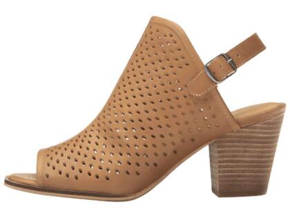 Lucky Brand Womens Hatoraa Leather Peep Toe Casual Slingback Sandals - 5.5 M US Womens