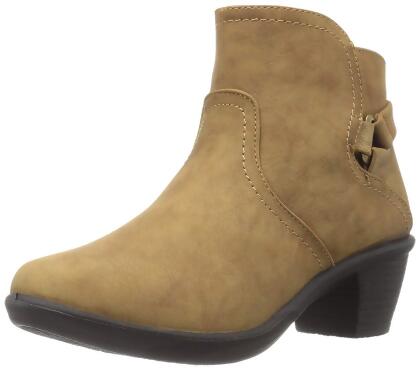 Easy Street Womens dawnta Almond Toe Ankle Fashion Boots - 10 W US Womens