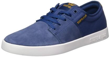 Supra Mens Stacks Ii Canvas Low Top Lace Up Skateboarding Shoes - 8 M US Mens