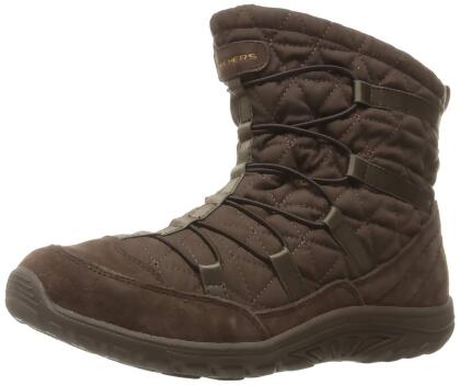 Skechers Women's Reggae Fest Steady Quilted Bungee Ankle Bootie - 7 M US Womens