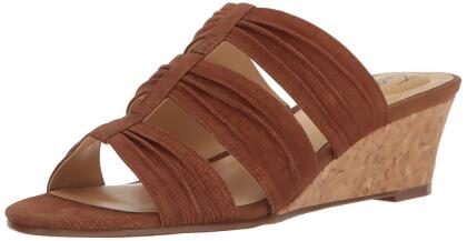 Trotters Womens Mia Leather Open Toe Casual Slide Sandals - 7.5 M US Womens
