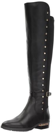 Vince Camuto Womens Pelda Leather Closed Toe Knee High Fashion Boots - 5.5 M US Womens