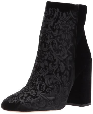 Jessica Simpson Womens Js-wovella Fabric Almond Toe Ankle Fashion Boots - 6.5 M US Womens