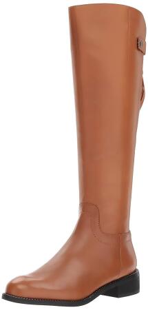 Franco Sarto Womens Brindley Leather Closed Toe Knee High Fashion Boots - 4.5 M US Womens