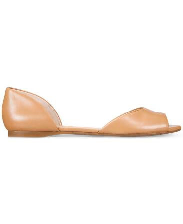 Inc International Concepts Womens Elsah Leather Peep Toe Casual Slide Sandals - 7 W US Womens