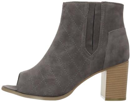 Journee Collection Womens Henley Peep Toe Ankle Fashion Boots - 5.5 M US Womens