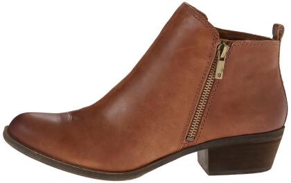Lucky Brand Womens Basel Leather Closed Toe Ankle Fashion Boots - 9.5 M US Womens
