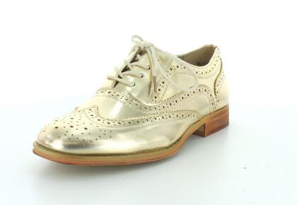 Wanted Shoes Womens Babe Almond Toe Oxfords - 6.5 M US Womens