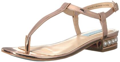 Betsey Johnson Womens Evie Open Toe Special Occasion T-Strap Sandals - 8 M US Womens