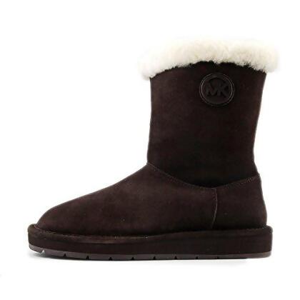 Michael Michael Kors Womens Sandy Leather Almond Toe Ankle Cold Weather Boots - 9 M US Womens