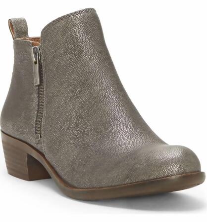 Lucky Brand Girls Yg Basel Ankle Zipper Chelsea Boots - 2 M Girls Youth XW US Girls