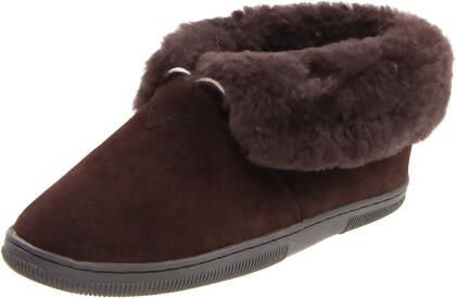 Tamarac Womens lacy Leather Closed Toe Pull On Slippers - 12 W US Womens