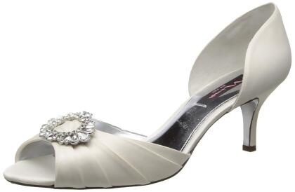 Nina Womens crystah Open Toe Bridal Slide Sandals - 5.5 M US Womens