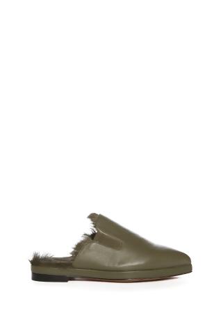 Luxe Co. Womens Kim-Goat Pointed Toe Mules - 8 M US Womens