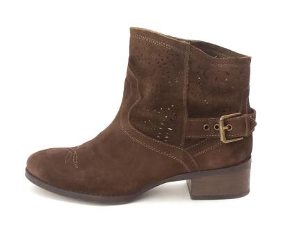 Naughty Monkey Womens Zoey Closed Toe Ankle Cowboy Boots - 6.5 M US Womens