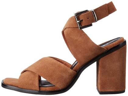 Sol Sana Womens whitney heel Suede Open Toe Casual Slingback Sandals - 7 M US Womens