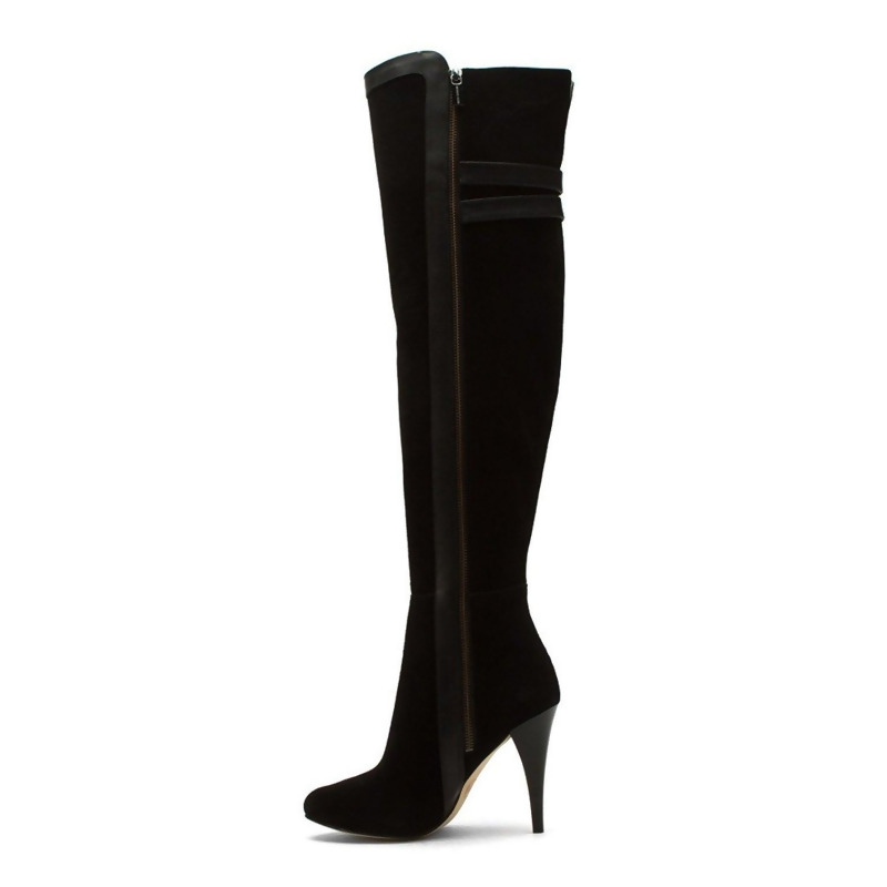 michael kors knee high leather boots