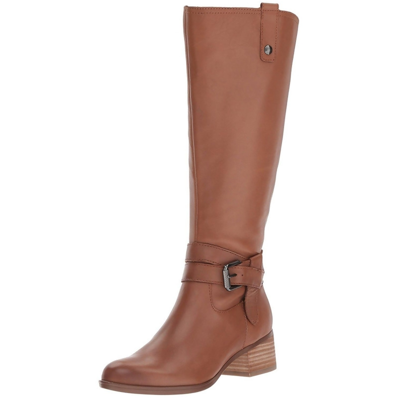 almond toe knee high boots