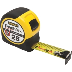 Stanley 25' Fatmax Magnetic Tape Fmht33865s - All