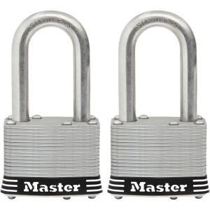 Master Lock 1-3/4 Stainless Steel Lam Lock 2pk 1Sstlfhc - All