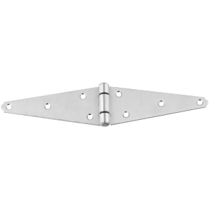 National Mfg. 6 Stainless Steel Heavy Strap Hinge N342485 - All