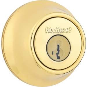 Kwikset Polished Brass Bx 1cyl Sk Deadbolt 660 3 Rcal Rcs Smt - All