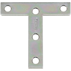 National Mfg. 3x3 Zinc T-Plate N266429 Pack of 20 - All
