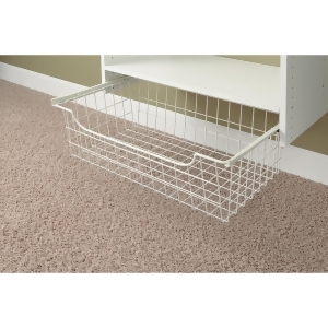 Easy Track Stow Co 8 White Wire Basket 1308 - All