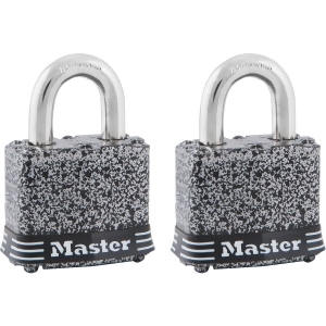 Master Lock 2 Pack 1-1/2 Padlock 380T - All