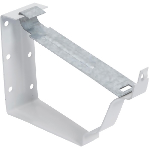 Amerimax Home Products White Snap Lok Bracket 33022 Pack of 50 - All