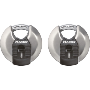Master Lock 2 Pack Mag Discus Padlock M40xt - All