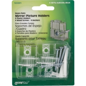 Hillman Fastener Corp H/Duty Mirror Holder 122201 Pack of 10 - All