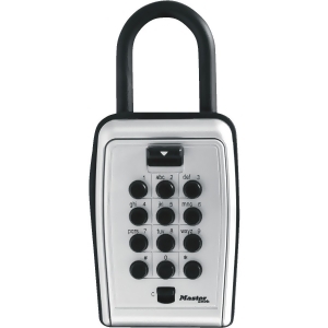 Master Lock Portable Pshbtn Key Safe 5422D - All