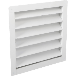 Air Vent Inc. 12x12wht Aluminum Wall Louver 81202 Pack of 6 - All